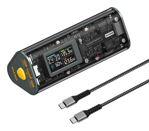 SHARGE Shargeek 170 24000 mah Powerbank - Grå