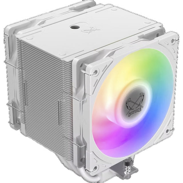 Scythe Mugen 6 Dual Fan White ARGB Edition – CPU-køler – Hvid