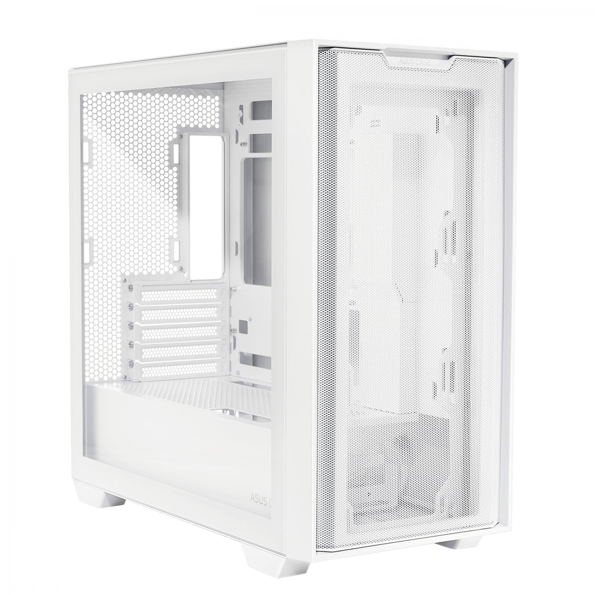 ASUS A21 mATX Case with BTF support - White ASUS