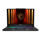 MSI Cyborg 17 B2RWFKG-001FR – skærm og tastatur set forfra