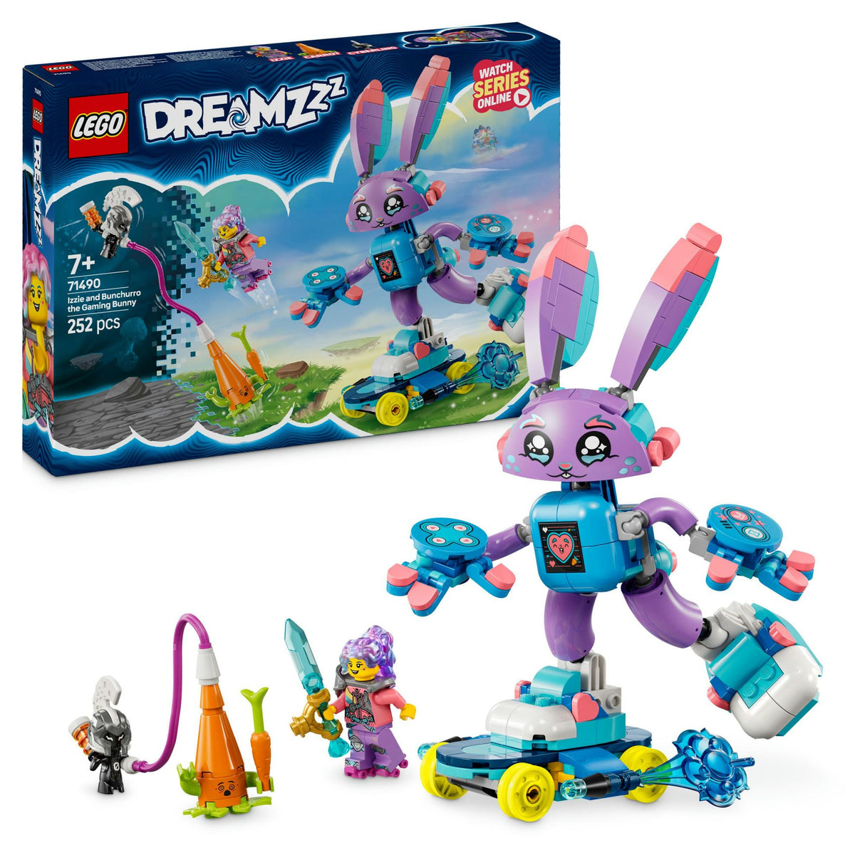 LEGO 71490 DREAMZzz Izzie and Bunchurro the Gaming Bunny LEGO