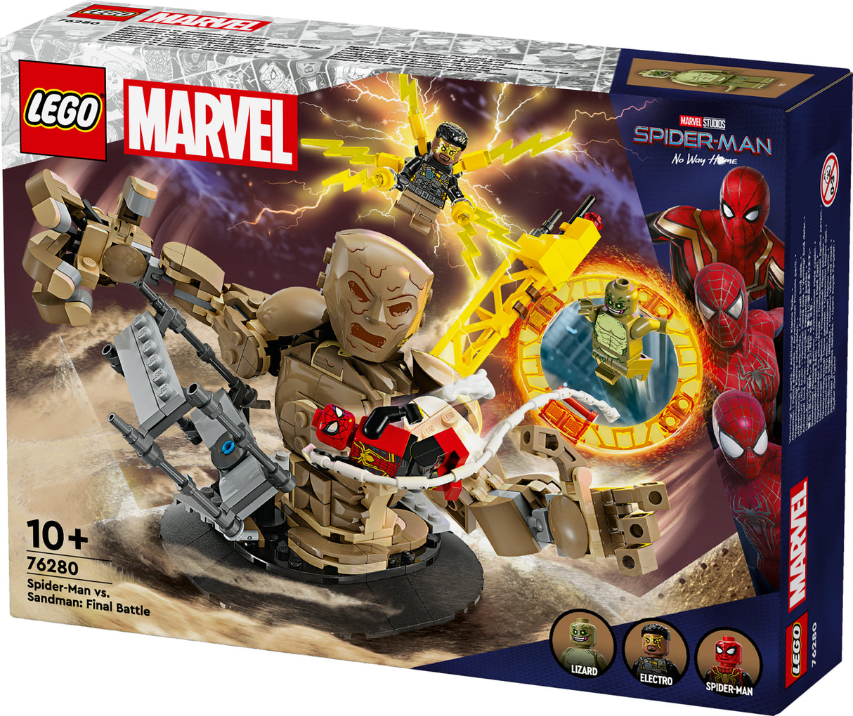 LEGO 76280 Marvel Super Heroes Spider-Man vs. Sandman: Showdown, construction toy LEGO