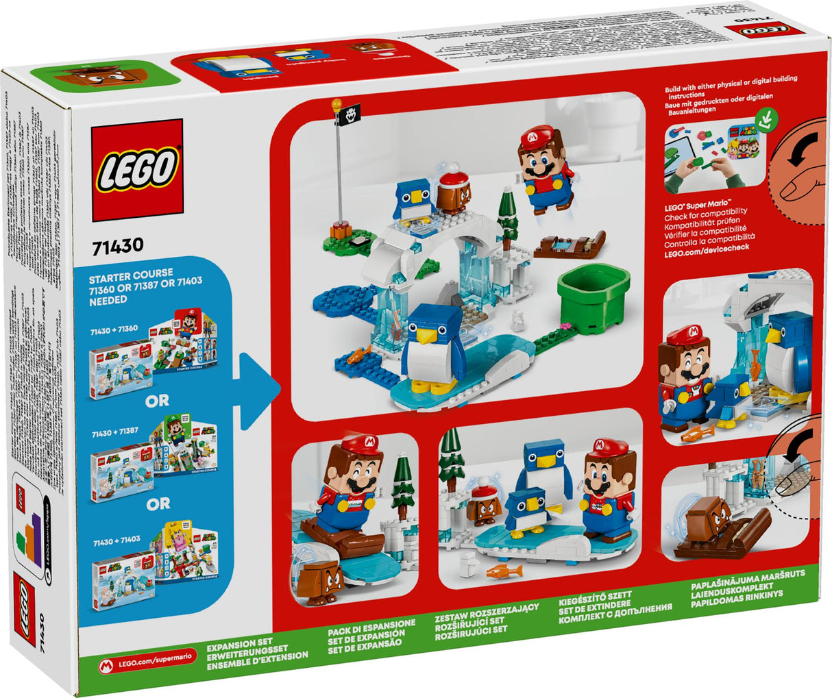 LEGO Super Mario - Penguin Family Snow Adventure Expansion Set (71430) LEGO