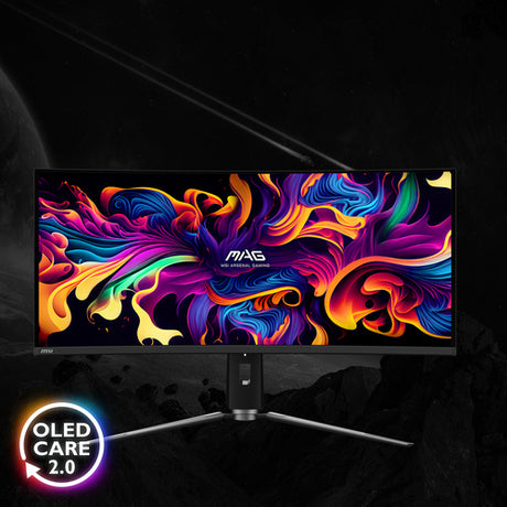 MSI MAG 341CQPDE QD-OLED – skærm – Sort