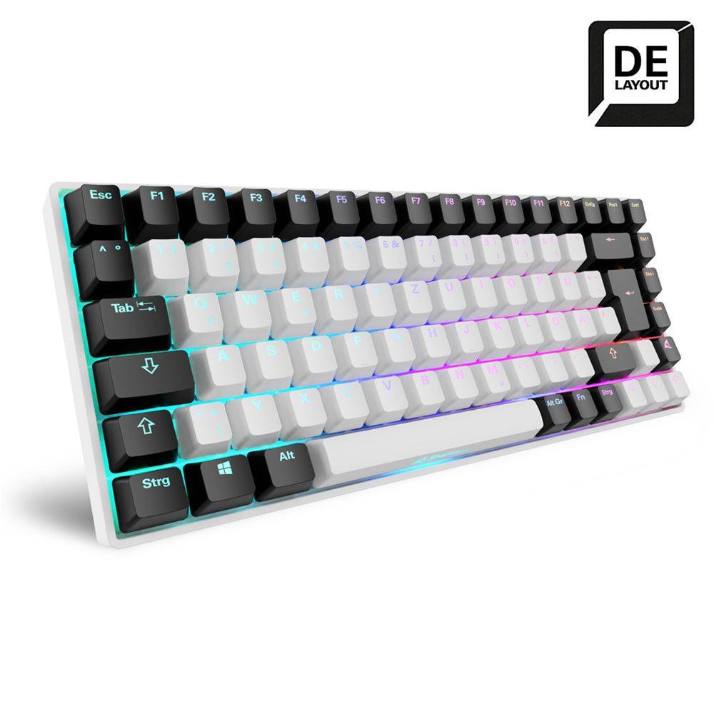 Sharkoon SKILLER SGK50 S3 (white, DE layout, Gateron Yellow) Sharkoon
