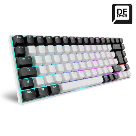 Sharkoon SKILLER SGK50 S3 (white, DE layout, Gateron Red) Sharkoon