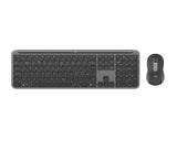 Logitech - Signature Slim Wireless Keyboard and Mouse Combo MK950 Graphite Nordic Logitech