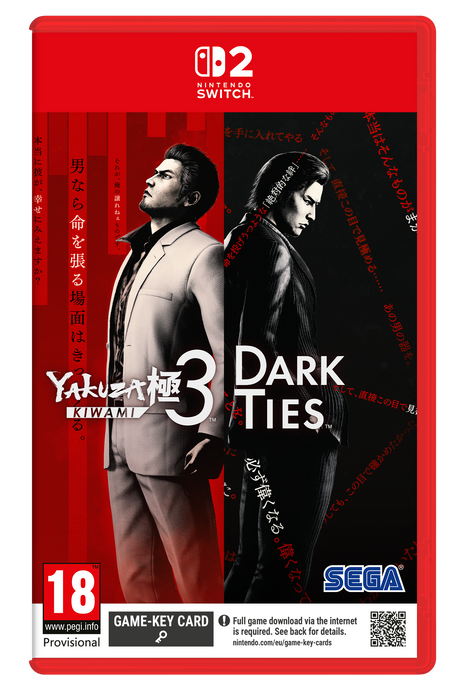 Yakuza Kiwami 3 and Dark Ties – Nintendo Switch 2-emballage