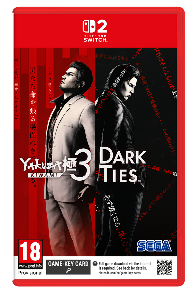Yakuza Kiwami 3 and Dark Ties – Nintendo Switch 2-emballage