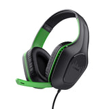 Trust GXT 415X Zirox gaming-headset – sort/grøn – produktbillede 1