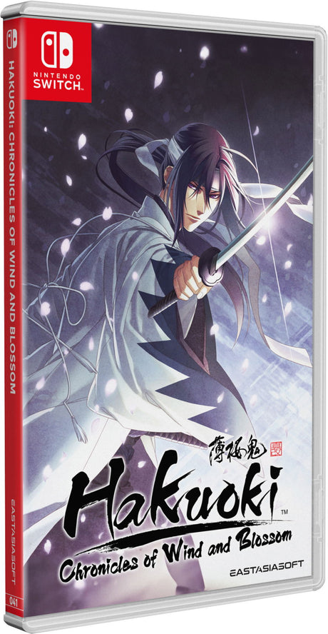 Hakuoki: Chronicles of Wind and Blossom – omslag til Nintendo Switch