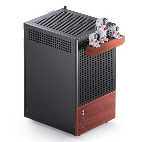 Jonsbo T6 Mini-Tower, Mini-ITX, Tempered Glass, Wood - Black Dongguan Sibositong Industrial Co., Ltd. (Jonsbo)