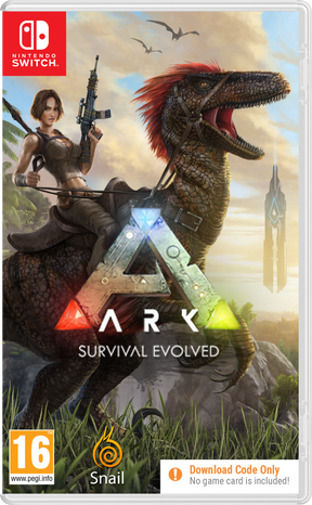 ARK: Survival Evolved (Code in a Box) – Nintendo Switch-emballage