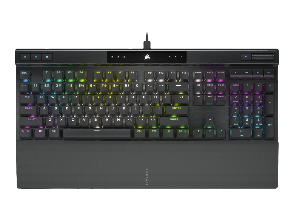 CORSAIR Gaming K70 RGB PRO Tastatur, mechanisch, RGB/16,8 Millionen Farben, Kabel Nordic 