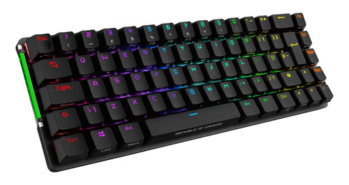 ASUS ROG Falchion – set skråt forfra (vinkel 6); layout på billedet er illustrativt