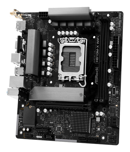 ASRock H810M-X WiFi bundkort - produktbillede 3