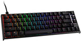 Ducky One 3 – Klassisches Schwarz/Weiß Nordic – SF 65 % – Kirschblau