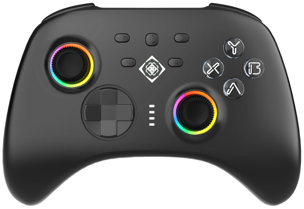 Deltaco – 3-in-1-Funkcontroller für PC – Bluetooth + 2,4 GHz