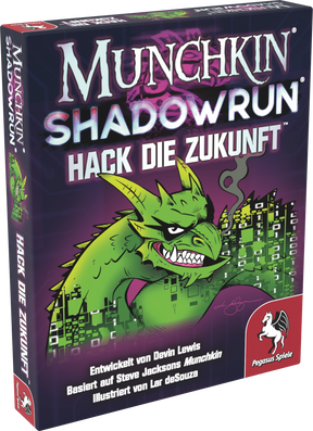 Munchkin Shadowrun: Hack die Zukunft – udvidelse – tysk spilæske