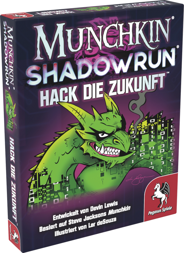 Munchkin Shadowrun: Hack die Zukunft – udvidelse – tysk spilæske