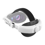 Single-Point-Charging Battery Hovedrem, 6400mAh Kiwi Design Q31-SPCU til Meta Quest 3 Hvid KiwiDesign