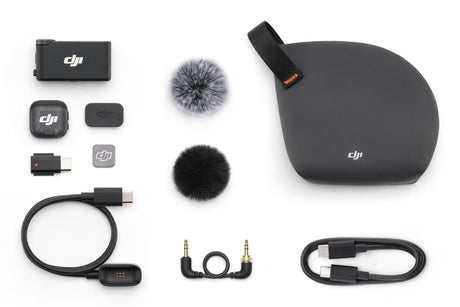 DJI - Mic 3 Wireless Microphone System (1 TX + 1 RX) – Compact & Professional DJI