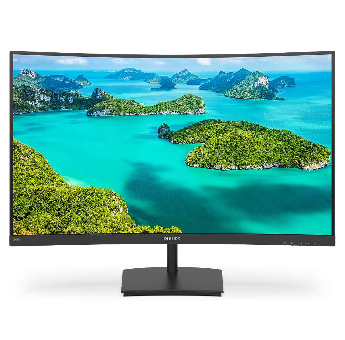 Philips E-line 241E1SCA 24 1920 x 1080 (Full HD) VGA (HD-15) HDMI 75Hz Philips