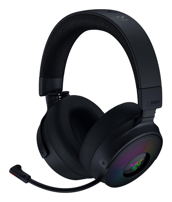 Razer – Kraken V4 Pro Schwarz – Kabelloses RGB-Gaming-Headset (Kabellos & Kabelgebunden)