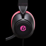 LucidSound LS10 Midnight Surf – kablet gamingheadset – ørekop i nærbillede