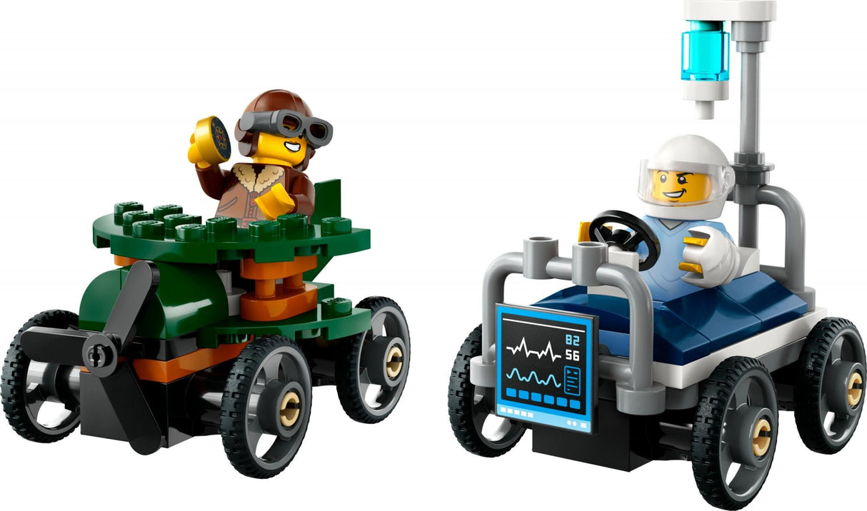 LEGO 60459 City Airplane vs. Hospital Bed LEGO