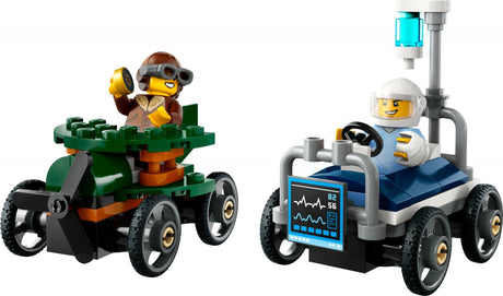 LEGO 60459 City Airplane vs. Hospital Bed LEGO