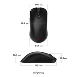 Zowie By BenQ - FK2-DW - Wireless Mouse - Pixart 3950 - 4k polling  - Middle size - Black BenQ Nordic (ZOWIE)