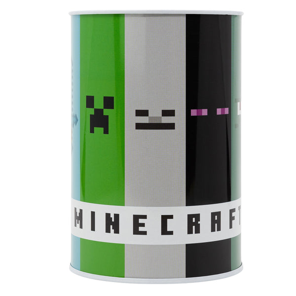 Minecraft-Figuren-Sparschwein aus Metall