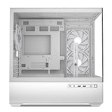 Sharkoon MK6 RGB White Panoramic Dual Tempered Glass 3x 120mm ARGB PWM Fans USB-C BTF Micro-ATX Gaming PC Case Sharkoon