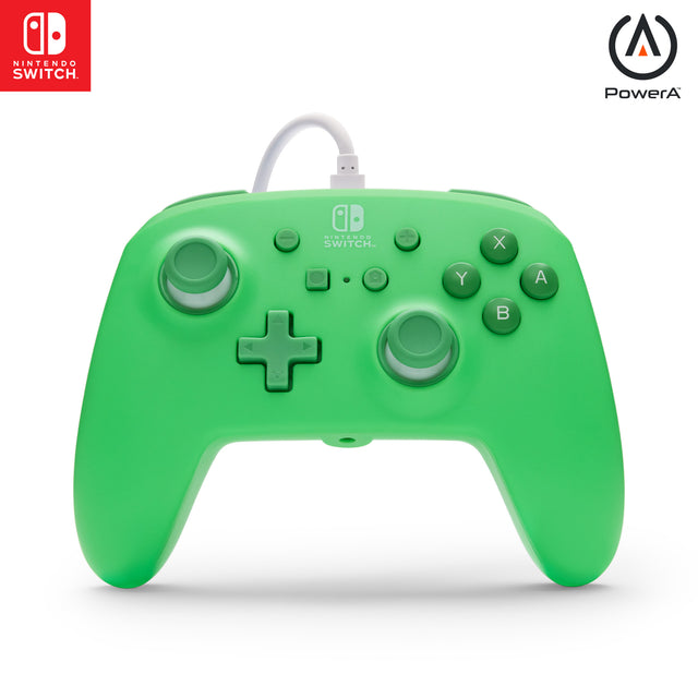 PowerA Enhanced Wired – Seafoam Green til Nintendo Switch – produktfoto