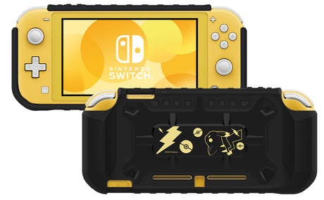 HORI Switch Lite Hybrid System Armor - Pokémon Pikachu Black & Gold HORI