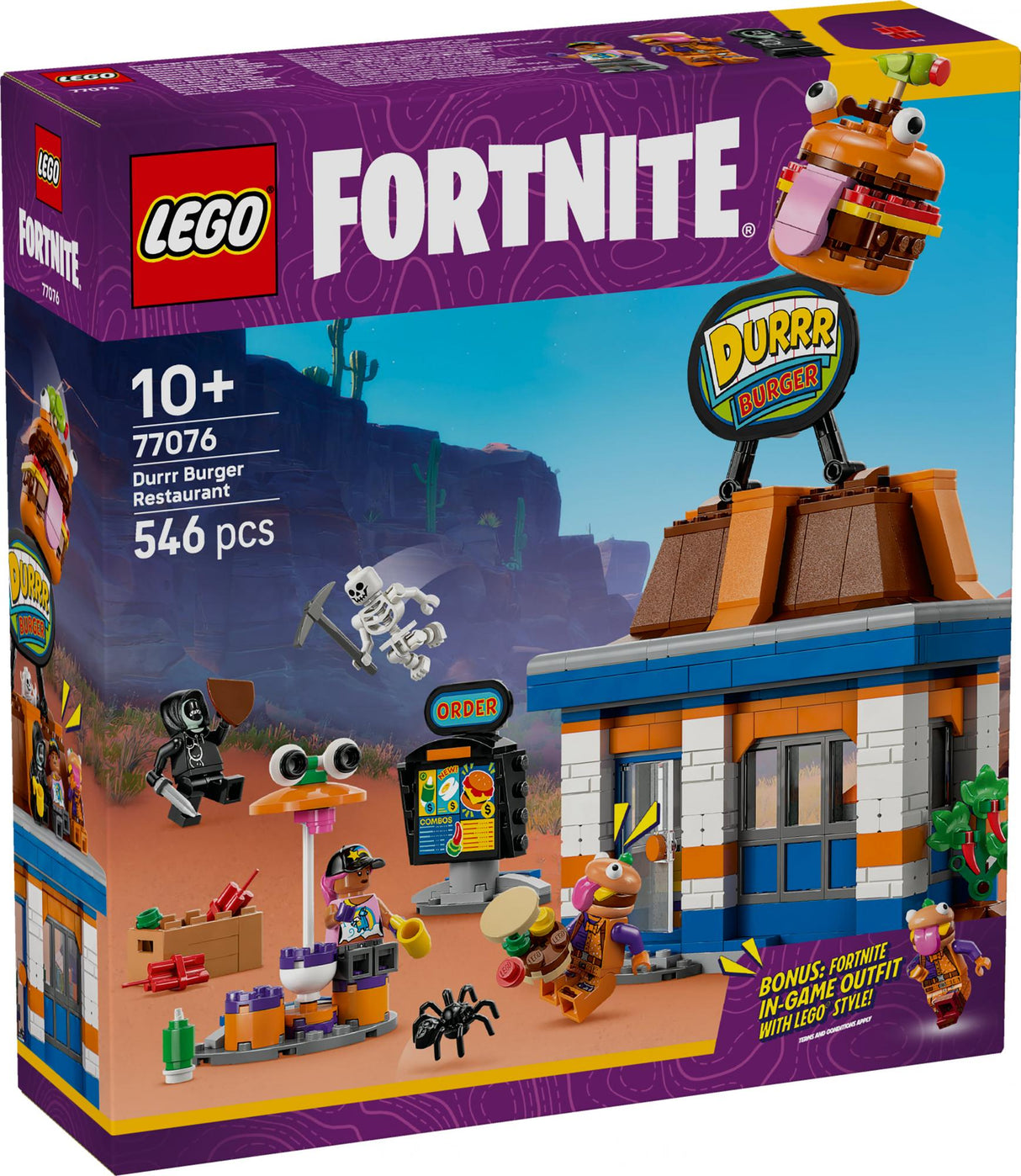 LEGO 77076 Fortnite Durrr Burger Restaurant LEGO