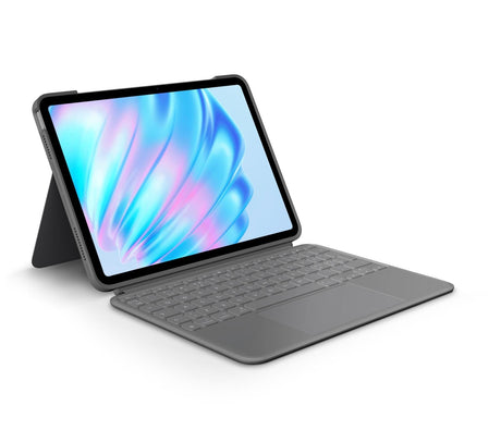 Logitech - Combo Touch iPad Air 11-inch (M2) - OXFORD GREY - PAN - NORDIC