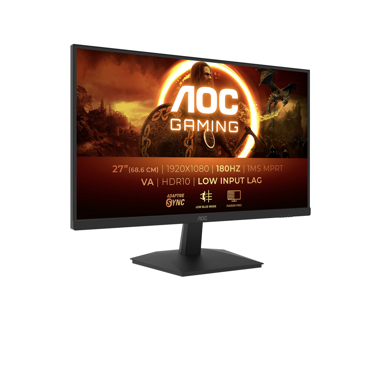 AOC G1 27G15N2 computerskærm 68,6 cm (27") 1920 x 1080 pixel Fuld HD LCD Sort