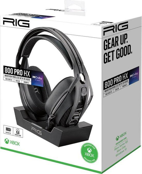 Nacon - Rig Wireless Headset 800 Pro HX - Black Nacon