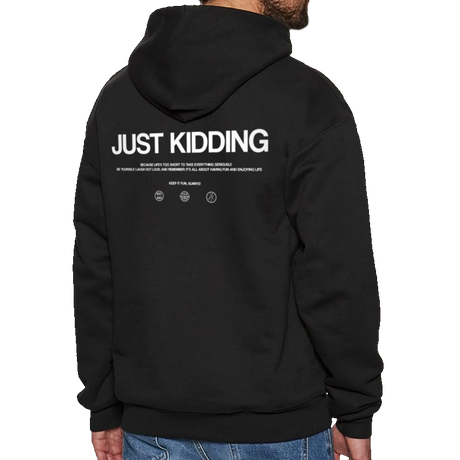 Just Kidding Hoodie - Sort JKFIFA