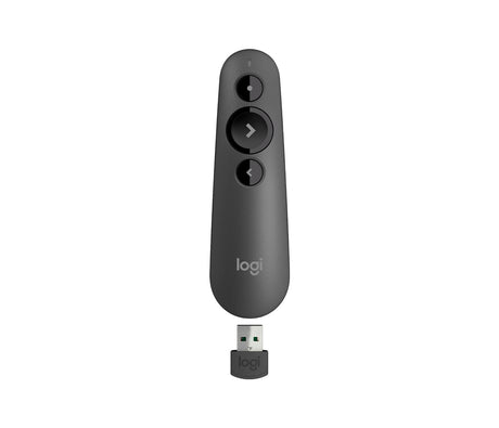 Logitech - R500s Laser Presentation Remote, Graphite