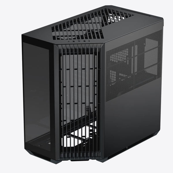 APNX V1, Midi-Tower, ATX, Tempered Glass - Sort