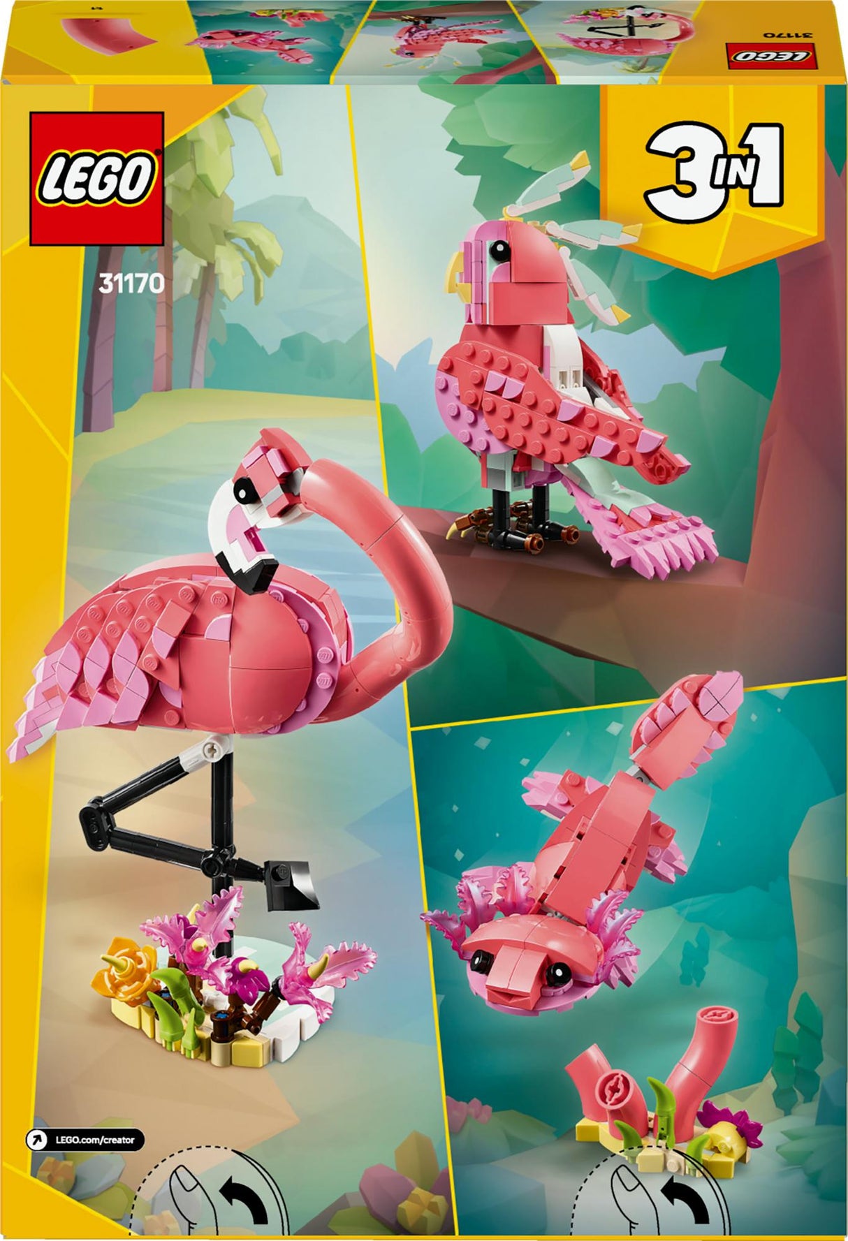 LEGO 31170 Creator 3-in-1 Pink Flamingo LEGO