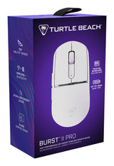 Turtle Beach Burst II Pro – trådløs gamingmus, hvid – Emballage fra siden