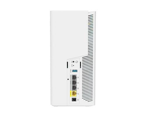 MSI Roamii BE Pro med fire Ethernet-porte bagpå