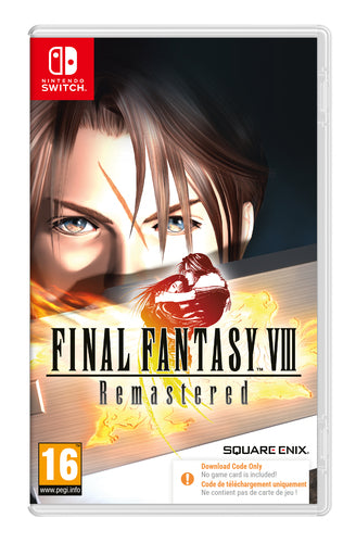 Final Fantasy VIII Remastered Switch Code in a Box