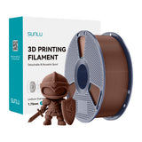 Sunlu PLA+ filament – Chocolate, 1,75 mm, 1 kg
