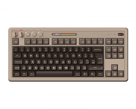 8BitDo Retro 87 Mechanical Keyboard C64 Edition ISO UK – C64 Edition tastatur med 87 taster