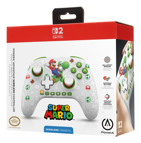 PowerA - Advantage Wireless Controller for Nintendo Switch 2 - Mario & Yoshi - billede 7
